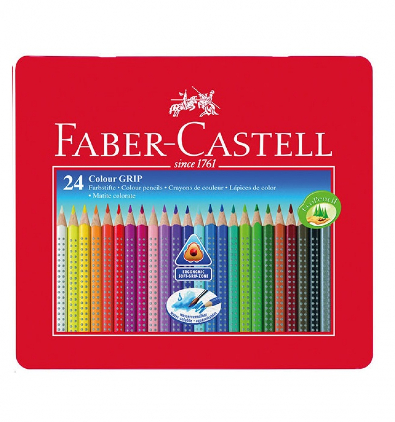 Faber Castell Farbstifte Colour Grip Blechetui Er Set Balibu