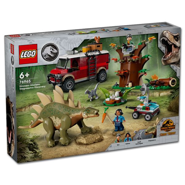 LEGO® Jurassic World™ 76965 - Dinosaurier-Missionen: Entdeckung des Stegosaurus