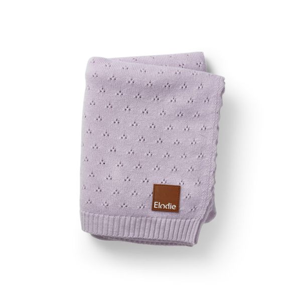 Elodie - Babydecke Pointelle Lavender Love