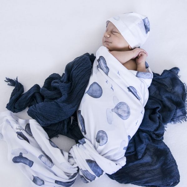 Snuggle Hunny - Swaddledecke Cloud Chaser mit Beanie