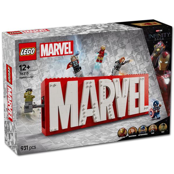 LEGO® Marvel 76313 - MARVEL Logo &amp; Minifiguren