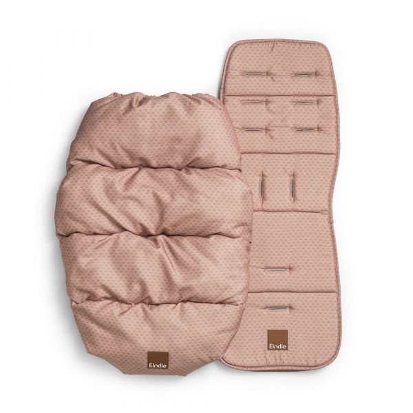 Elodie - Verstellbarer Ganzjahres Fusssack Pink Nouveau