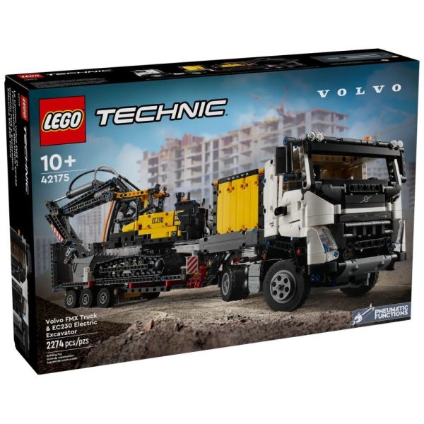 LEGO® Technic 42175 - Volvo FMX LKW mit EC230 Electric Raupenbagger