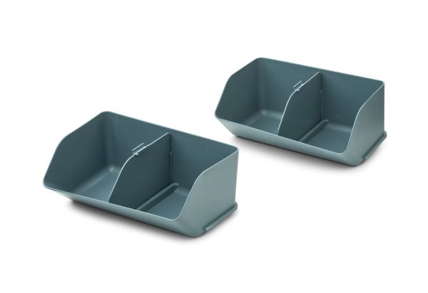 LIEWOOD - Schreibtisch-Organizer Rosemary M 2er Set Whale Blue