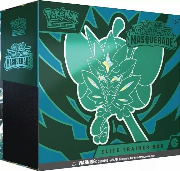 Pokemon Elite Trainer Box Scarlet &amp; Violet Twilight Masquerade - Französisch