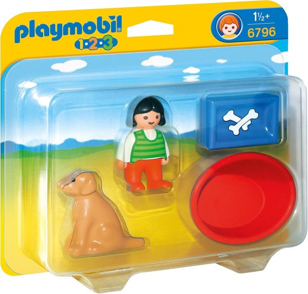 PLAYMOBIL® 6796 - 1.2.3 Mädchen mit Hund