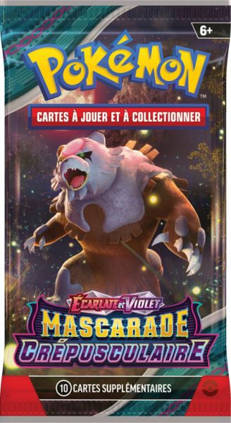 Pokemon &quot;Twilight Masquerade&quot; Booster, 1 Pack - Französisch